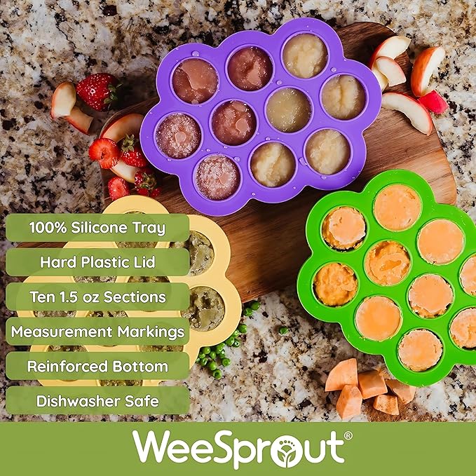 WeeSprout Silicone Baby Food Freezer Tray - Image 2