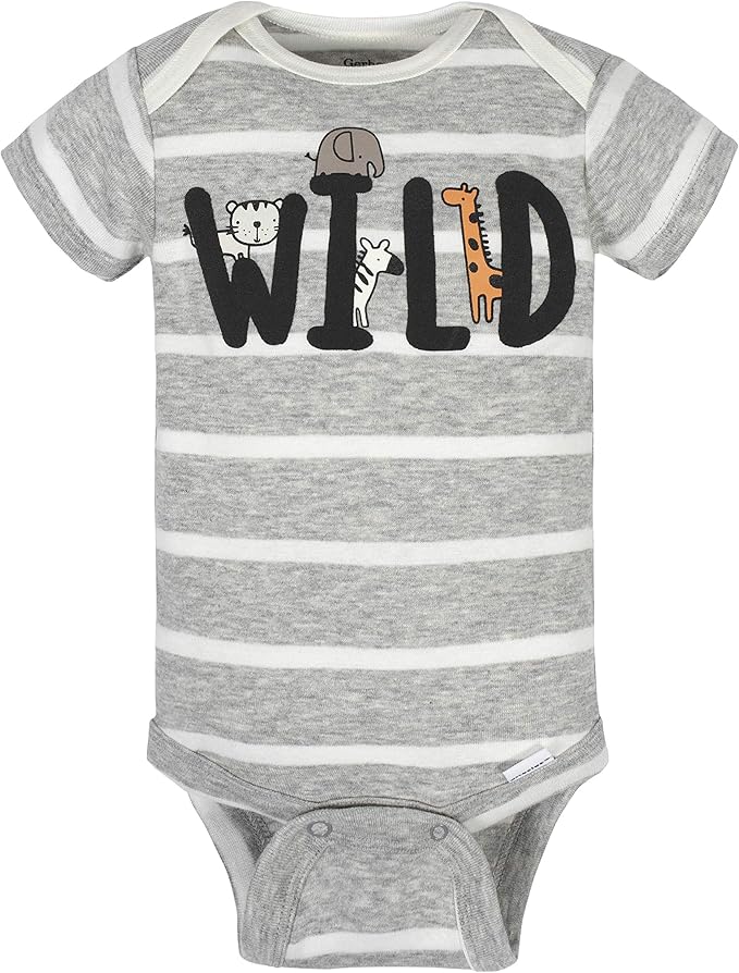 Gerber unisex-baby 8-pack Short Sleeve Onesies Bodysuits - Image 2