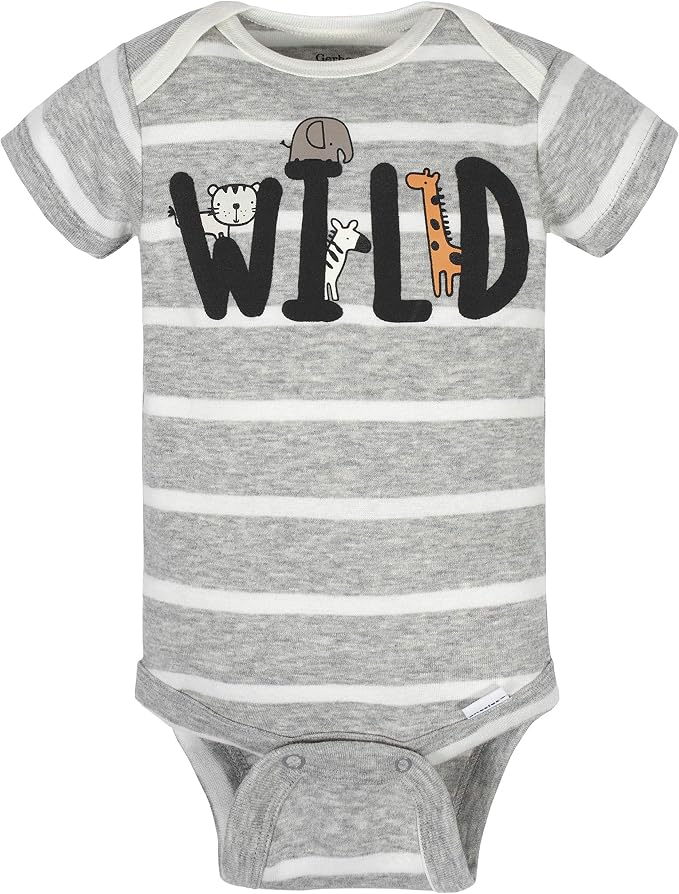 Gerber unisex-baby 8-pack Short Sleeve Onesies Bodysuits - Image 2