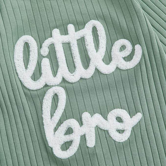 Fernvia Newborn Baby Boy Clothes Letters Print Bodysuit 3 6 9 12 18 Months Long - Image 4