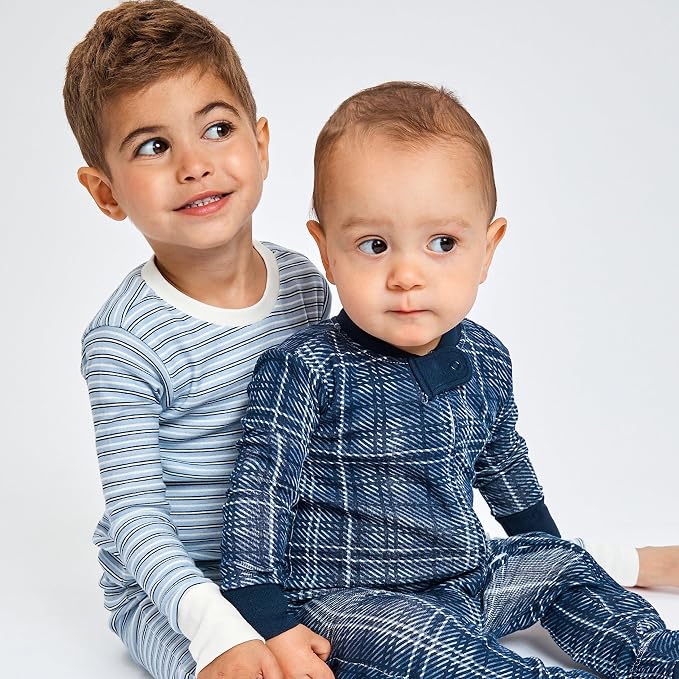 HonestBaby 4 Piece Pajamas Sleepwear Pjs 100% Organic Cotton - Image 5