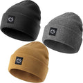 3 Packs Baby Beanie Cute Toddler Beanies Kids Winter Hat Boys Girls Warm Knit by FHJAX