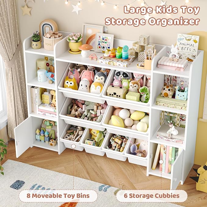 FOTOSOK 55''Large Toy Storage Organizer - Image 6