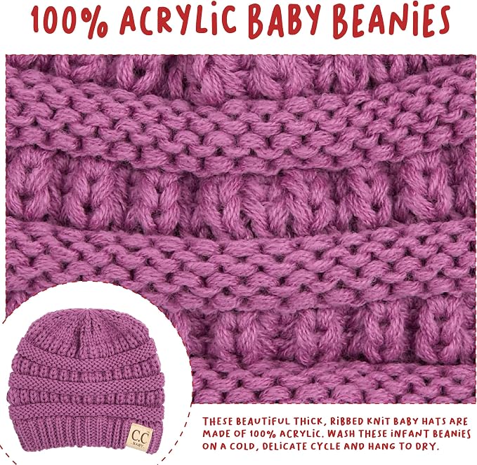 Funky Junque Baby Winter Hat – Cute Newborn Hats, Cozy Warm Infant Beanie - Image 7