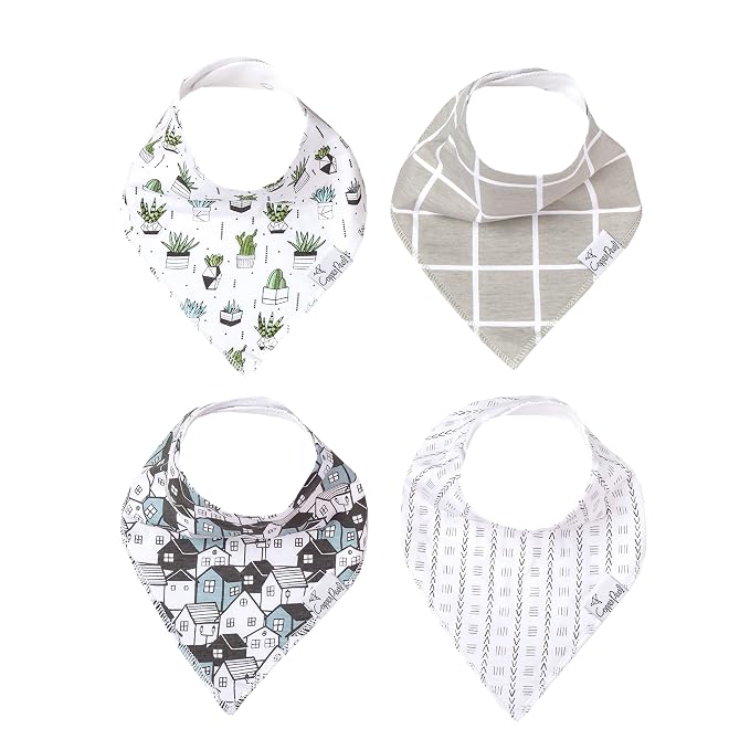 Copper Pearl Baby Bandana Drool Bibs by CopperPearl