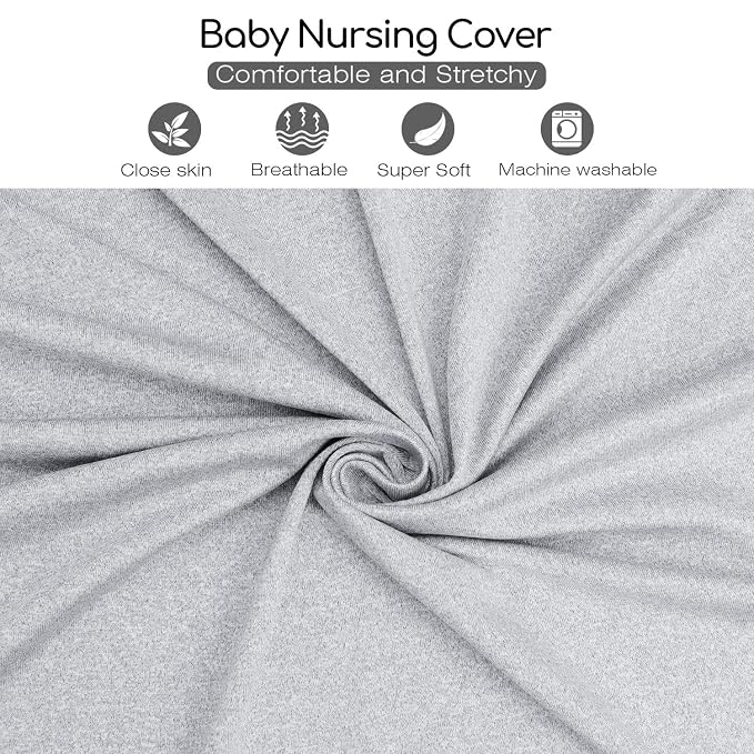 Nursing Cover & Baby Nursing Poncho, High Seat Cover, Stroller Cover, Shopping - Image 6