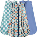 Baby Sleep Sack 12-18 Months 3 Pack Baby Wearable Blanket 100% Rayon Cotton by GUNTAIL