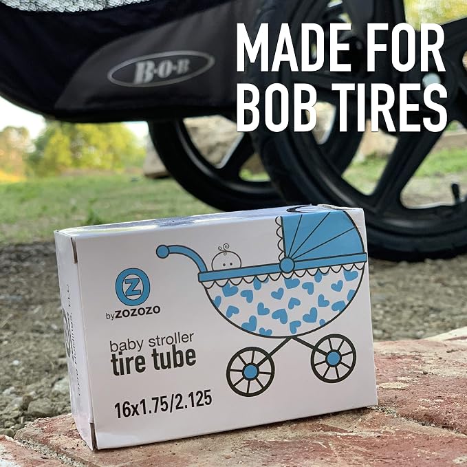 BOB Stroller Tire Tube Replacement 16"x1.75" Rear Inner Tube - Image 5