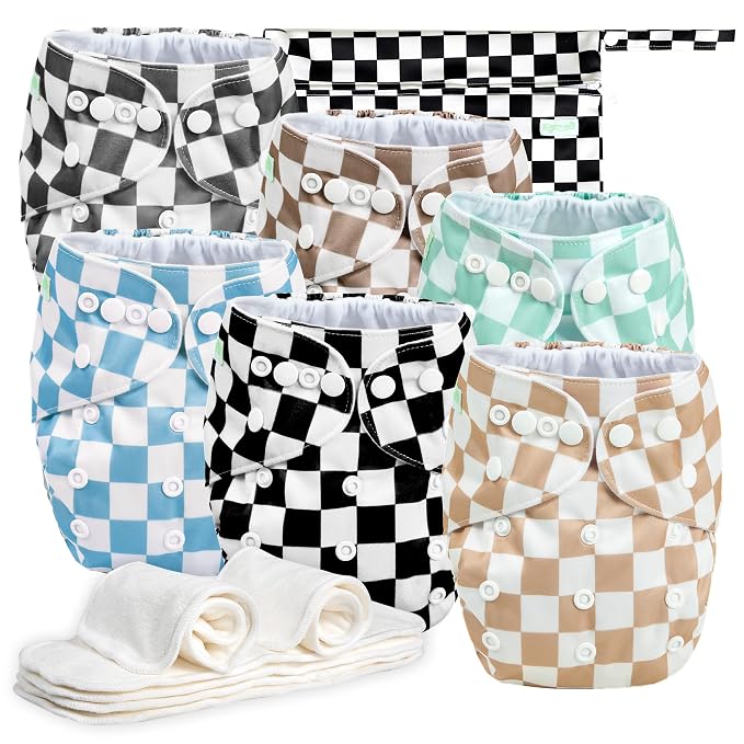 wegreeco Cloth Diapers 6 Pack by wegreeco
