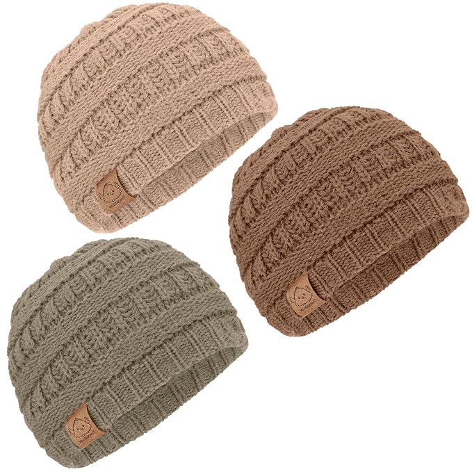 3-Pack Baby Beanies for Boys, Girls by KeaBabies