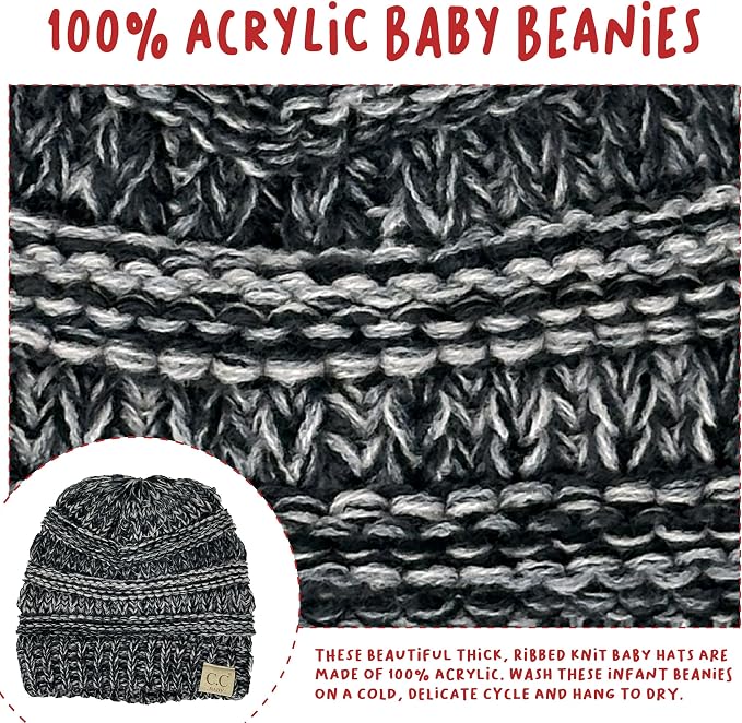 Funky Junque Baby Winter Hat – Cute Newborn Hats, Cozy Warm Infant Beanie - Image 5
