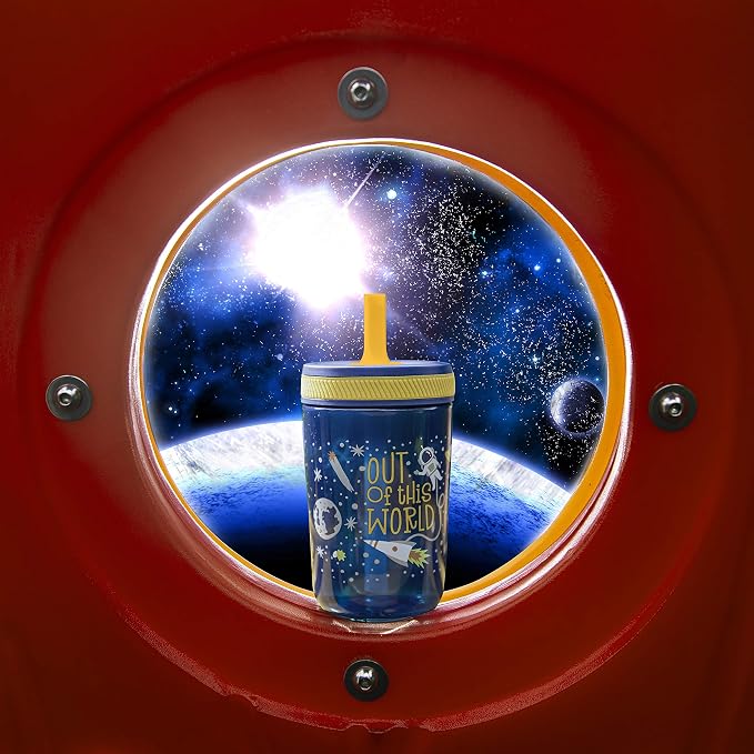 Zak Designs Kelso 15 oz Tumbler Set, Leak-Proof Screw-On Lid - Image 9
