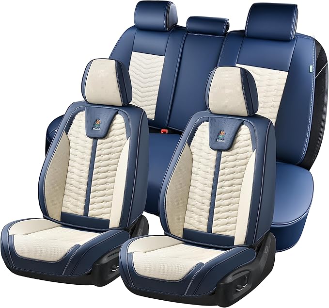 FLORICH Seat Covers for Cars, Seat Covers Full Set 5 Seats, Waterproof Leather by FLORICH