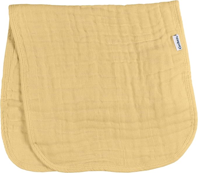 Gerber Baby Unisex Muslin Burp Cloths 6-Pack, Large Size 20" x 10" - Image 7