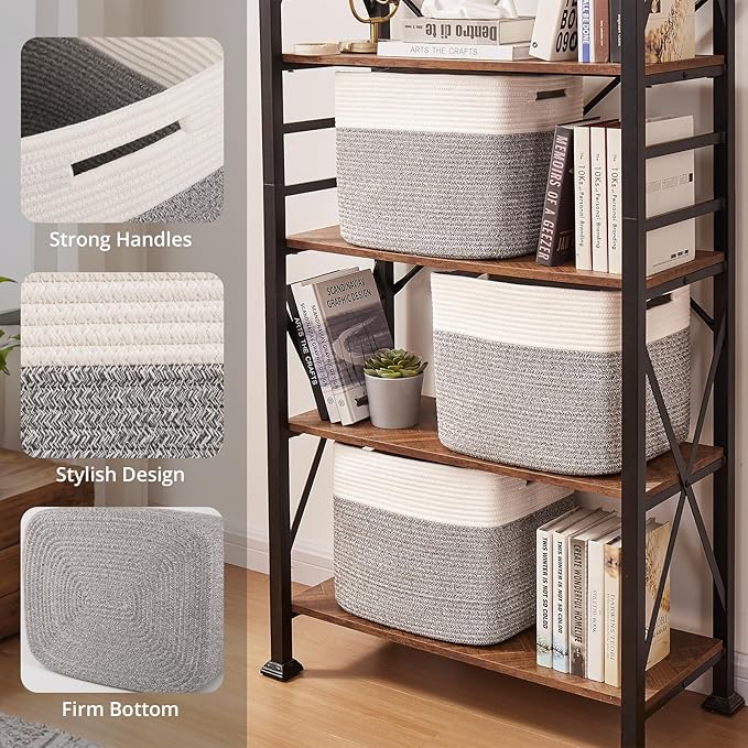 OIAHOMY 13 Kallax Inch Cube Storage Bins, Kallax Insert Storage Baskets - Image 3