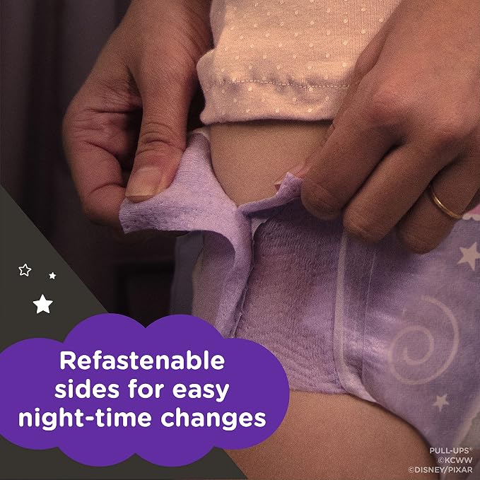 Pull-Ups Girls' Nighttime Potty Training Pants Training Underwear, 21 Ct - Image 6