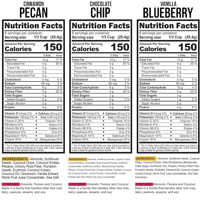 TGB Variety Granola Cereal, Keto Friendly Snack, No Added Sugar, Gluten Free - Image 3
