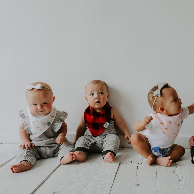 Parker Baby Bandana Drool Bibs 4 Pack Baby Bibs - Image 8