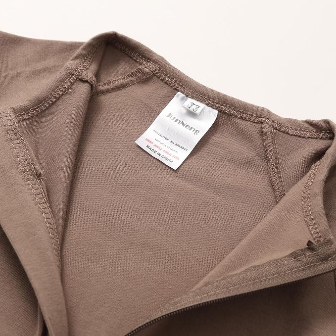 JunNeng 2 Pack Footless Long/Short Sleeve Baby Romper - Image 4