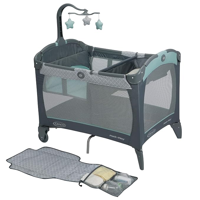 Graco Pack and Play Change 'n Carry Playard | Includes Portable Changing Pad - Image 3