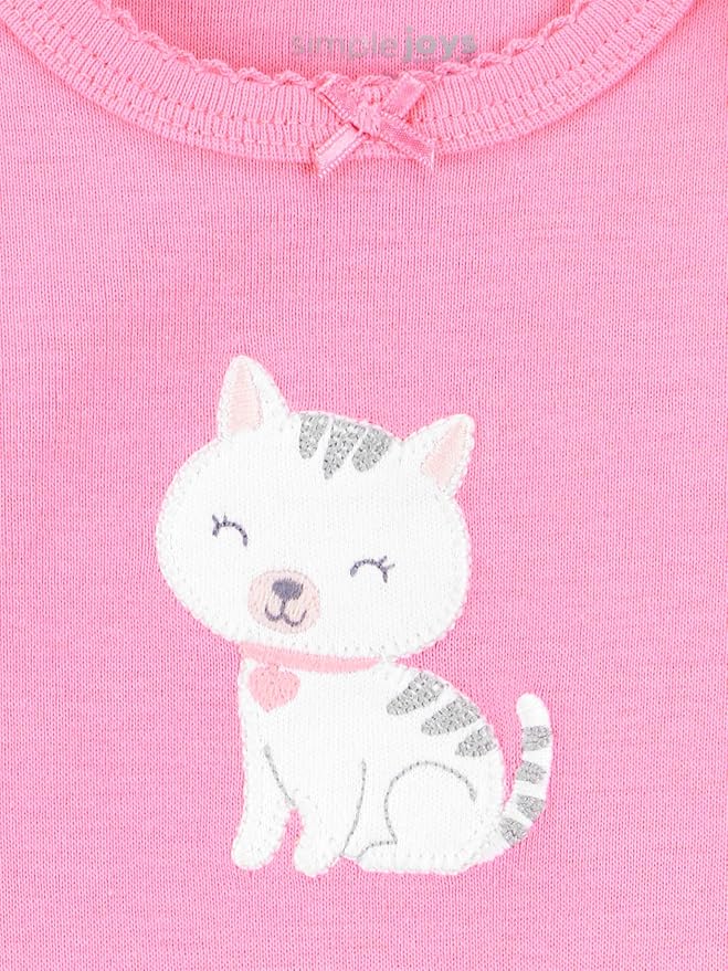 Simple Joys by Carter's Baby Girls' 6-Pack Sleeveless Bodysuit - Image 3