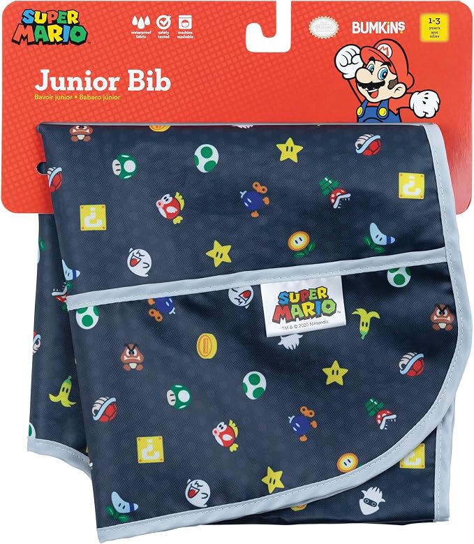Bumkins Bibs - Toddler Bibs, Waterproof, Large - Image 6