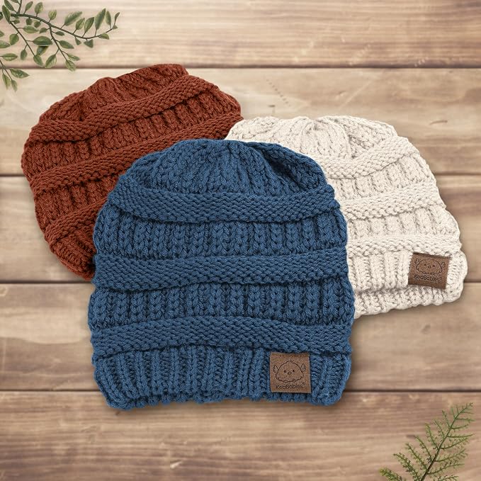 3-Pack Baby Beanies for Boys, Girls - Image 9