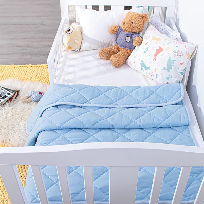 NTBAY Down Alternative Oversized Toddler Comforter, Super Soft and Warm Solid - Image 4