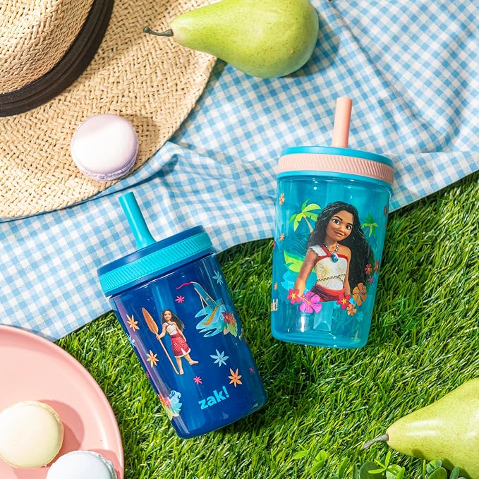 Zak Designs Disney Moana 2 Kelso Toddler Cups - Image 3