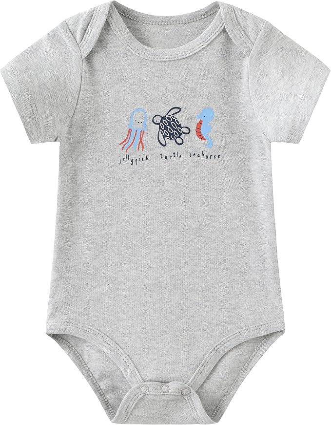 Baby Layette Set Baby Boys' 9-Piece Bodysuits Pants Set Toddler Girl Boy Unisex - Image 4