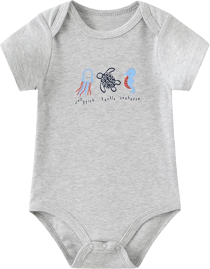 Baby Layette Set Baby Boys' 9-Piece Bodysuits Pants Set Toddler Girl Boy Unisex - Image 4