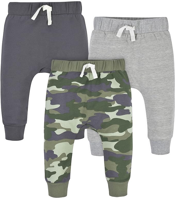 Gerber Baby-Boys Toddler 3-Pack Jogger Pants by Gerber