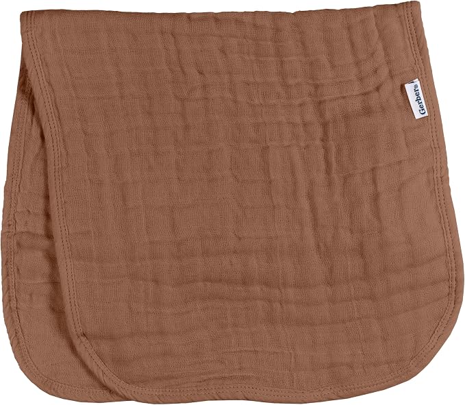 Gerber Baby Unisex Muslin Burp Cloths 6-Pack, Large Size 20" x 10" - Image 8