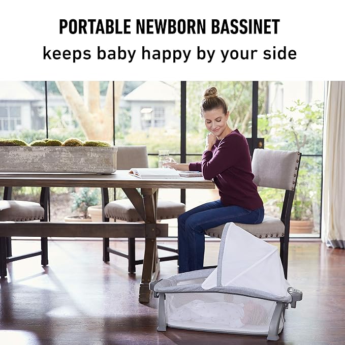 Graco Pack ’n Play Quick Connect Playard, Portable Bassinet - Image 3