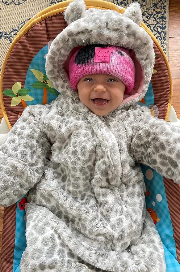 Funky Junque Baby Winter Hat – Cute Newborn Hats, Cozy Warm Infant Beanie - Image 2