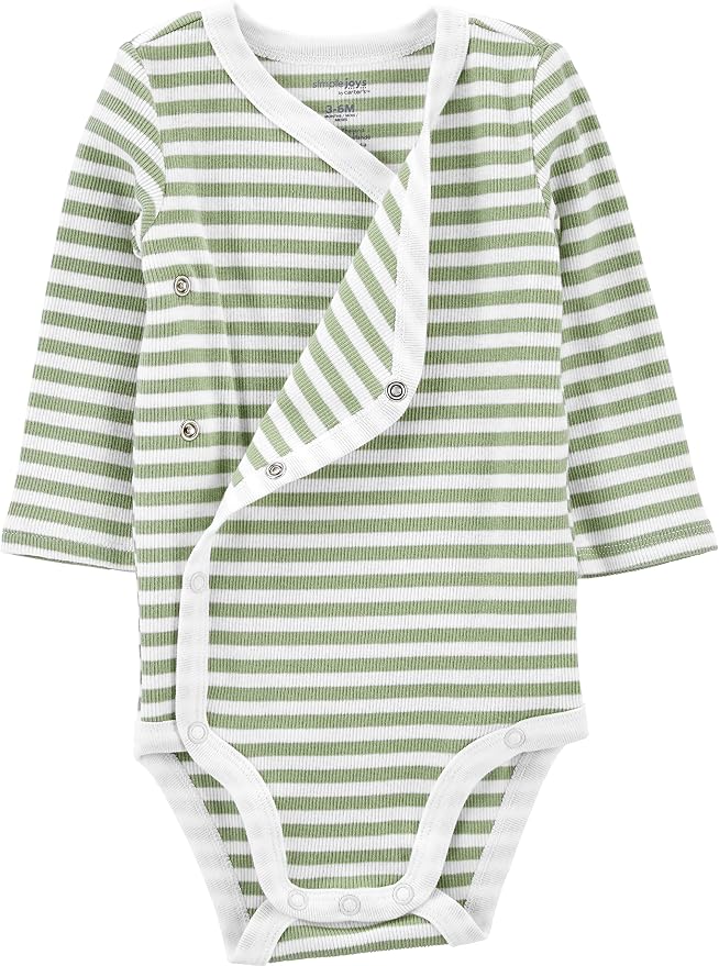 Simple Joys by Carter's unisex-baby 4-pack Side Snap Bodysuit - Image 2