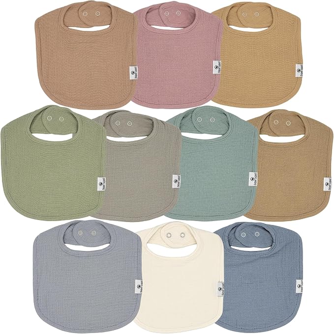 DiaperSquad's Baby Bibs for Drooling and Teething, Bibs for Boys, Baby Girl by DiaperSquad