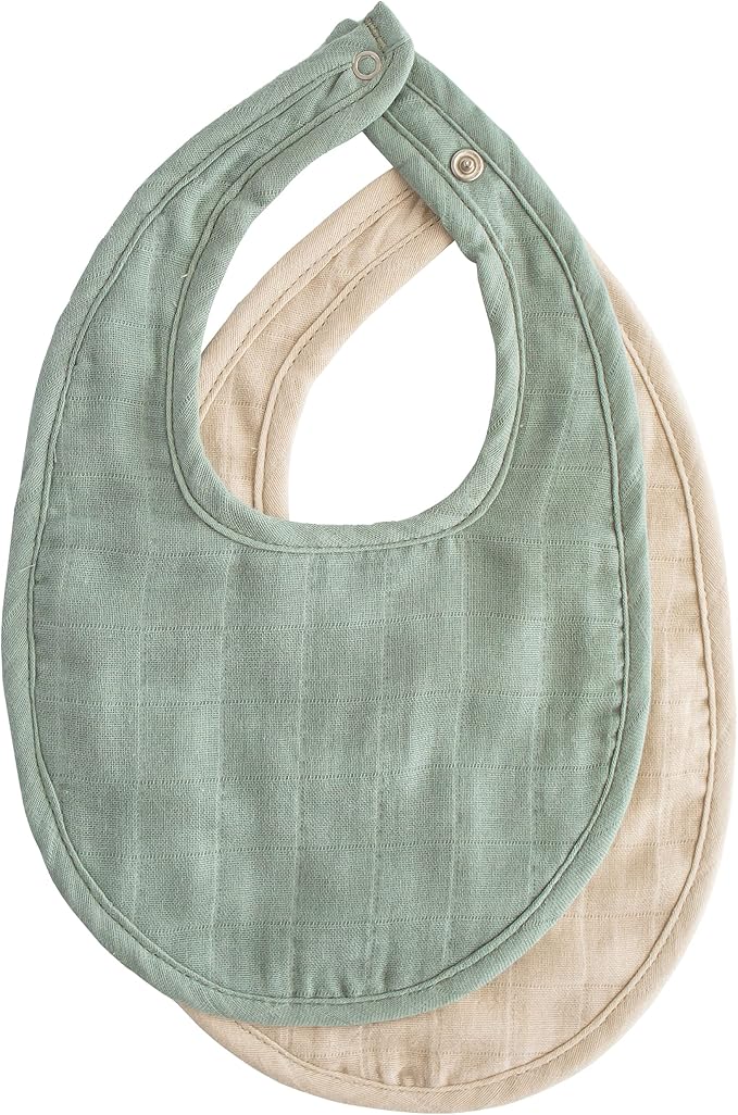 mushie Muslin Baby Bib | Soft Cotton by mushie