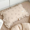 AOJIM Cute Rabbit Muslin Cotton Kids Toddler Pillowcase by AOJIM-BeddingSetBabyBlanketsSofaCover