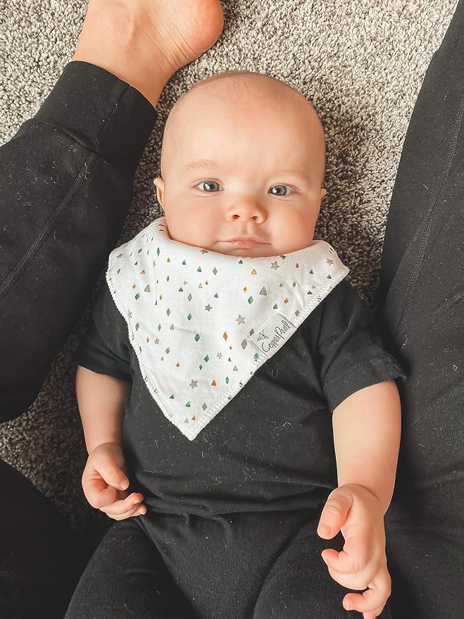 Copper Pearl 4 Pack Soft Cotton Baby Bibs - Image 4
