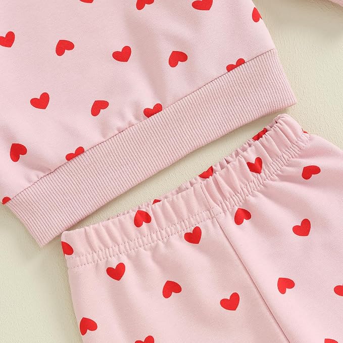 Fernvia Toddler Baby Girl Clothes 3 6 9 12 18 24 Months Fall Outfits Solid Long - Image 6