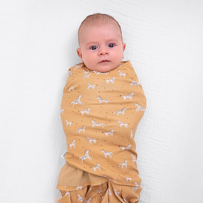 HALO 100% Cotton Sleepsack Swaddle, 3-Way Adjustable Wearable Blanket, TOG 1.5 - Image 3
