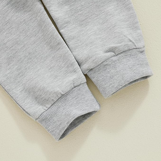 Toddler Baby Boy Fall Winter Outfit Long Sleeve Letter Print Sweatshirts and - Image 7
