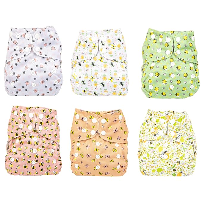 Simple Being Reusable Cloth Diapers, Double Gusset, One Size Adjustable - Image 3
