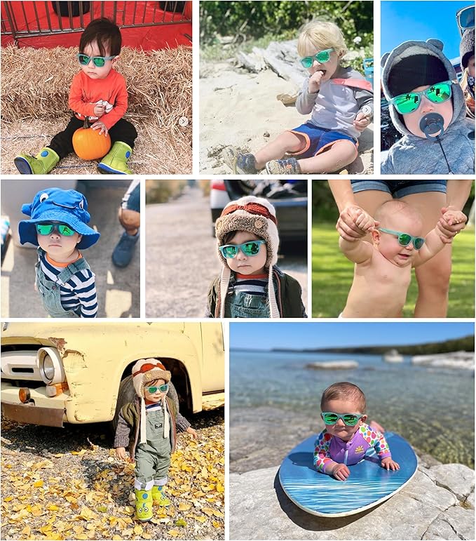 COCOSAND Flexible Baby Sunglasses - Image 2