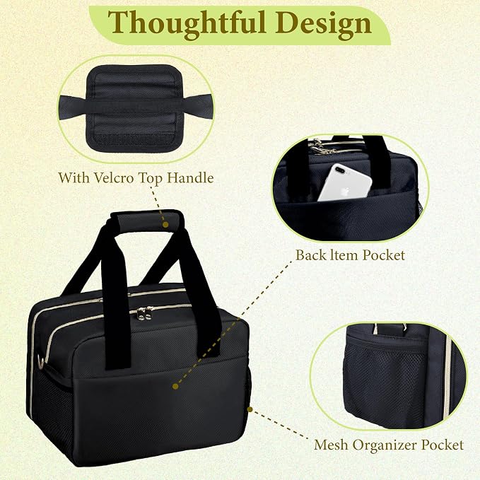 Breastmilk Cooler Bag with Ice Pack, Wearable Breast Pump Storage Bag, - Image 6