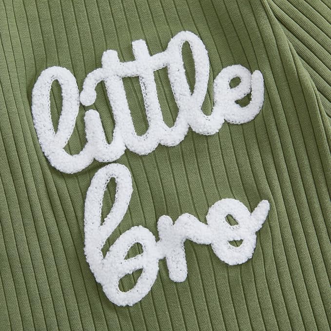 Fernvia Newborn Baby Boy Clothes Letters Print Bodysuit 3 6 9 12 18 Months Long - Image 4