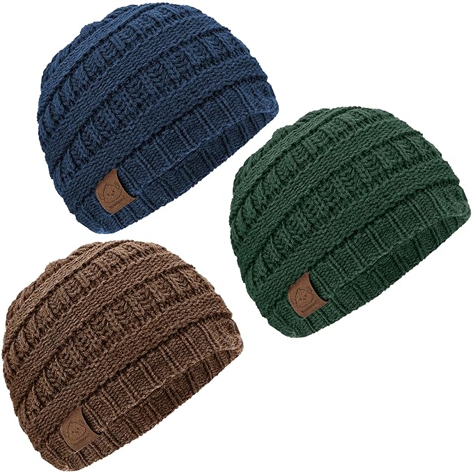 3-Pack Baby Beanies for Boys, Girls by KeaBabies