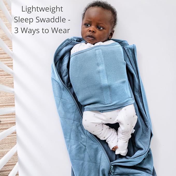 Dreamland Baby Bamboo Viscose Swaddle Sleep Sack. 1.0 TOG Ultra Soft Swaddle - Image 3