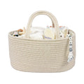 Baby Diaper Caddy Organizer for Girl Boy Cotton Rope Nursery Storage Bin Basket by XUANGUO